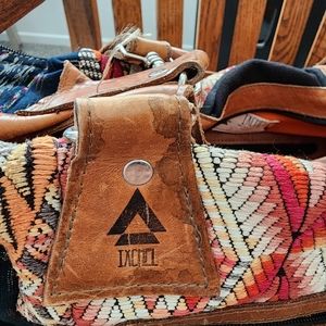 Ixchel triangle huipil diaper bag